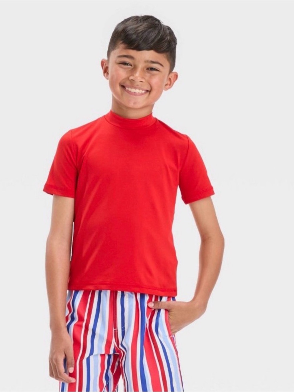 NWT Cat & Jack boys rash guard top